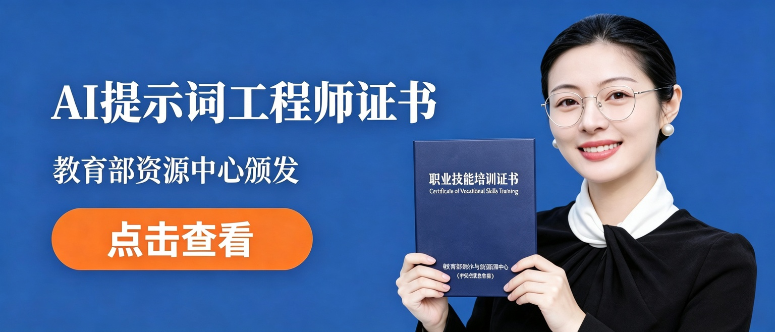 🎉 AI提示词工程师认证课程正式上线，限时优惠！